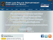 Tablet Screenshot of fortleepd.org